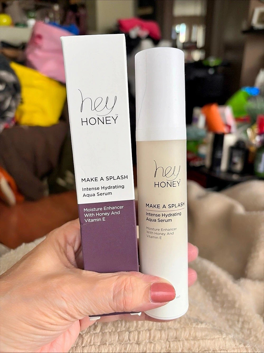Hey Honey Make a Splash Intense Hydrating Aqua Serum 45 mL New